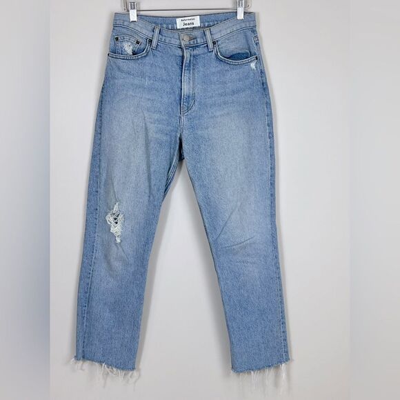 Reformation Liza High Rise Straight Jeans Size 27 - Picture 1 of 9